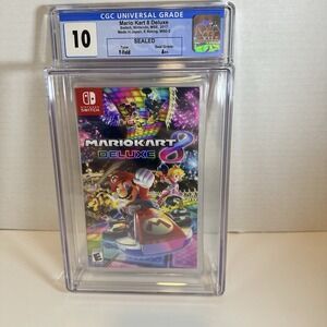 Mario Kart 8 Deluxe Nintendo Switch Factory Sealed Brand New CGC 10 A++ Graded